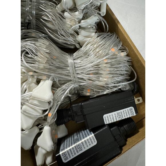 NWT Vihose 2 Pcs Halloween Orange and Purple Lights 3" - Picture 3 of 3